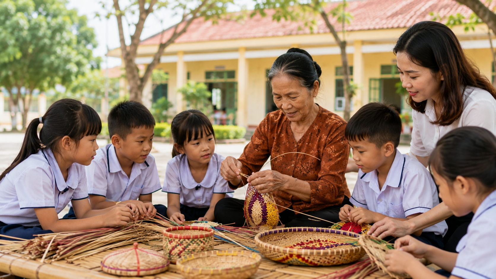 Nét đẹp quê hương Tân Tiến trong giáo dục học sinh